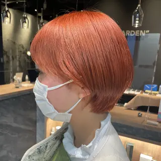ショート 顔まわり/レイヤー/ 透明感/まいな🥨のヘアスタイル