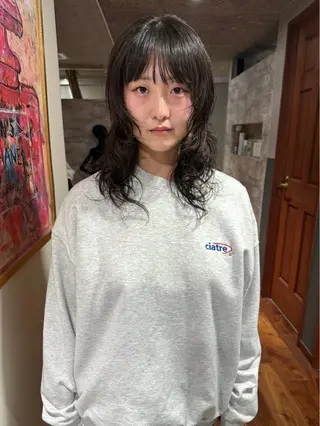 ミディアム カラー パーマ mai / linoah˚✧のヘアスタイル