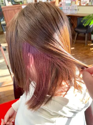 ミディアム カラー オーブヘア宇都宮店所属・大橋 綾子のヘアスタイル