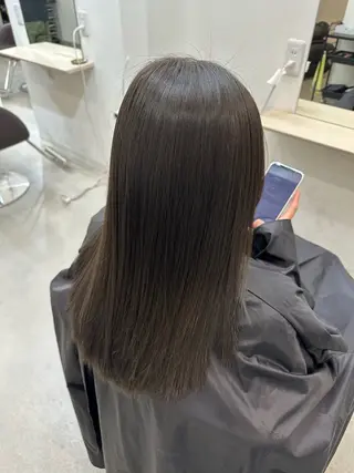 ロング カラー 茂木 理紗のヘアスタイル