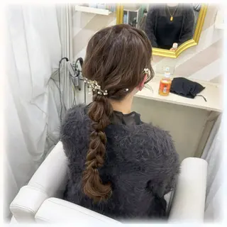 ヘアアレンジ 秋葉原コットン所属・ヘアセット 🤍AIRA🤍のヘアスタイル