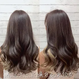 ロング カラー 韓国ヘア🤍髪質改善 🇰🇷AKANEのヘアスタイル