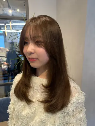 ロング カラー 透明感カラー✨艶髪 制作🌱山根あゆみのヘアスタイル