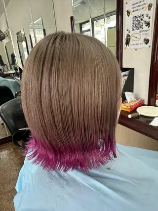 ミディアム カラー 後藤 弓佳のヘアスタイル