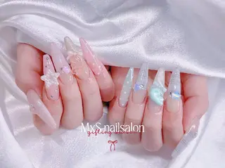 ネイル MxS Nail(長さだし/フィルイン/マグネット/韓国ネイル/ワンホンネイル/ワンカラー)所属・MxS リィリィのネイルデザイン