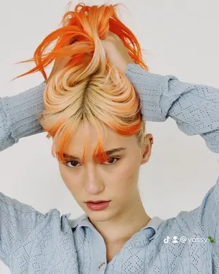 ミディアム カラー メンズ 吉田一輝 外国人パーマのヘアスタイル