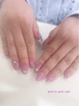 ネイル arm in arm ︎✿Yamamotoのマツエク・マツパデザイン