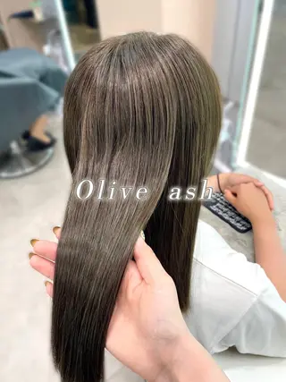 セミロング 大宮🤍縮毛矯正 レイヤー🪽なるのヘアスタイル