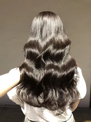 ロング パーマ a　Gland taupe所属・✨艶髪✨京町堀/ 荒木拓斗のヘアスタイル