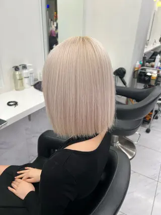 ミディアム カラー 韓国レイヤーカット /REIのヘアスタイル