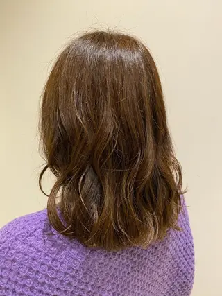 ミディアム カラー 艶髪🌿美髪 大塚礼乃【西荻窪】のヘアスタイル