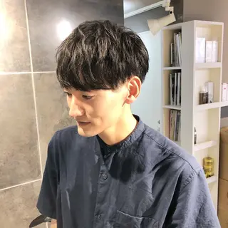 ヘアアレンジ メンズ ainico+所属・メンズ特化✂️栗原 侑也のヘアスタイル