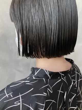 ショート カラー パーマ fifth JINGUMAE所属・波巻きスパイラルパー マ/シャドウパーマ駿のヘアスタイル