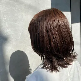 ミディアム 丸山 明日香のヘアスタイル