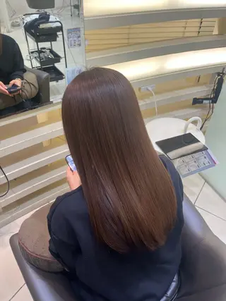 縮毛矯正/艶髪/ チホリのヘアスタイル