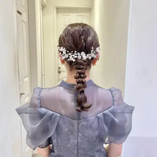 ヘアアレンジ ハイトーンカラー/ 長さだし🐇きょうかのヘアスタイル