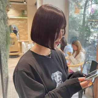 ショート 縮毛 酸性ストレート /ayumu☆のヘアスタイル