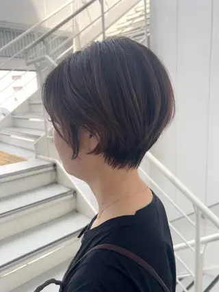 ショート カラー しおり/パーマ/ newi町田のヘアスタイル