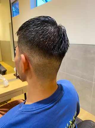 ショート メンズ 韓国風・ブリーチなし ・あり後藤　一斗店長のヘアスタイル