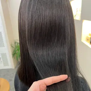 セミロング カラー 透明感カラー/顔周り 臼井逸美のヘアスタイル