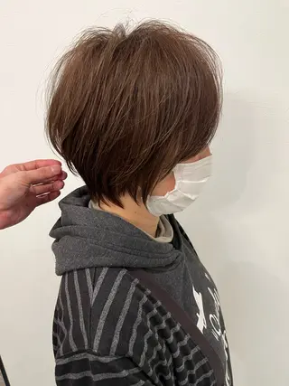 ショート カラー 🌟TOSHI/透明 感カラー/ショートのヘアスタイル