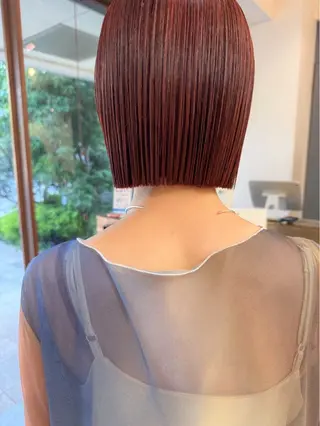 ショート たにおか まなか /大阪/暖色カラーのヘアスタイル