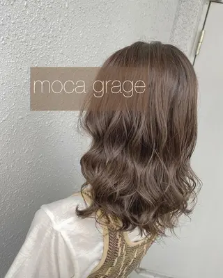 セミロング カラー 後藤紗英/髪質改善 /オリーブベージュのヘアスタイル