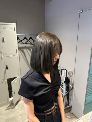 ミディアム カラー 韓国/トレンド レイヤー【101】のヘアスタイル