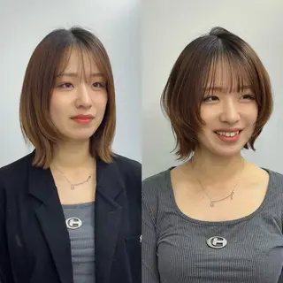 ショート タンバルモリ/ タッセルボブ/神山のヘアスタイル