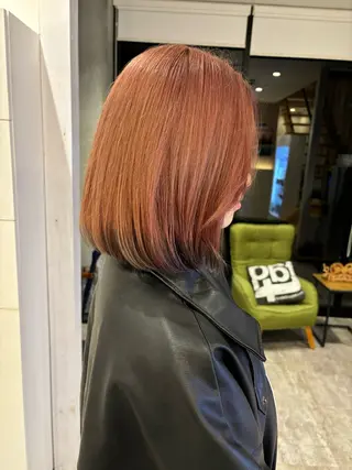 セミロング カラー mata-L23 かのんのヘアスタイル