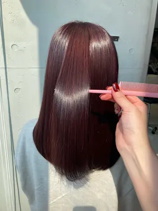 セミロング 大岩 茉愉のヘアスタイル