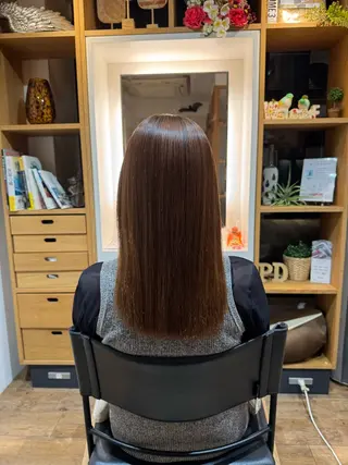 セミロング afloatkobe所属・美髪/髪質改善 川口凌弥のヘアスタイル