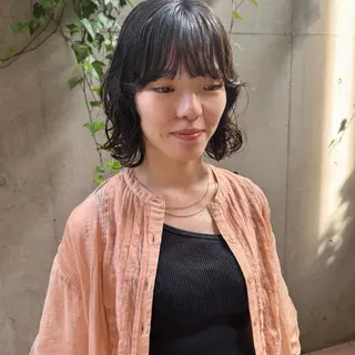 ショート パーマ 大橋 芽衣のヘアスタイル