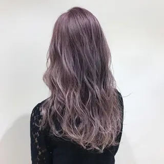 ロング カラー パーマ ヘアアレンジ メンズ キッズ ネイル マツエク・マツパ 女性専用サロン梅田 髪質改善カラーakiのヘアスタイル