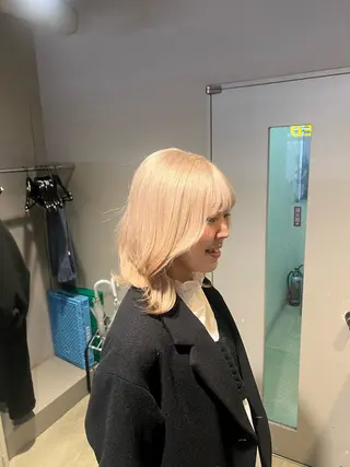 セミロング カラー 韓国レイヤーカット /REIのヘアスタイル