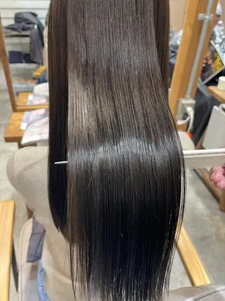 ロング SALOWIN川崎WEST所属・💐【柔らか質感】 縮毛矯正MIKU💐のヘアスタイル