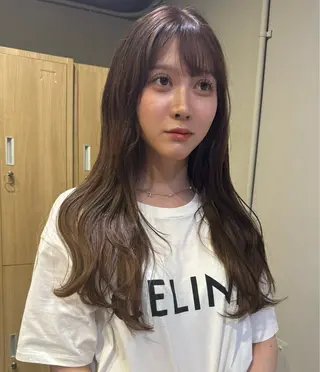 ロング カラー 透明感×レイヤーカッ ト🌼kiraraのヘアスタイル