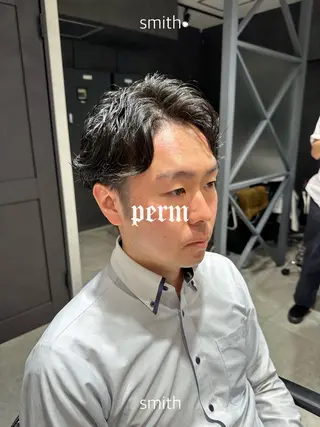 パーマ メンズ メンズパーマ特化 🌟Gakutoのヘアスタイル