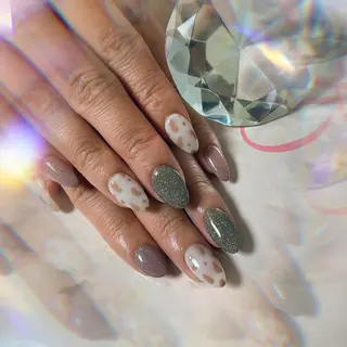 セミロング カラー キッズ ネイル マツエク・マツパ 💎ビューティサロン 湘南　RIRAN💎のネイルデザイン