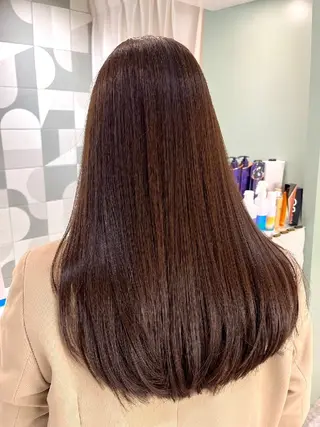 ロング 縮毛矯正/髪質改善/ クロサカ ユウナのヘアスタイル