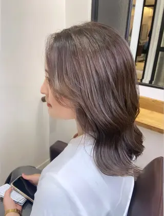 ミディアム 透明感カラー🎀 tasty／makoのヘアスタイル