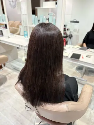 ロング カラー 長崎 真子のヘアスタイル