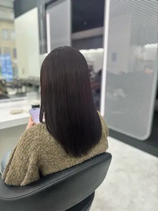 セミロング カラー 🤍レイヤー/顔周り /hirari🤍のヘアスタイル