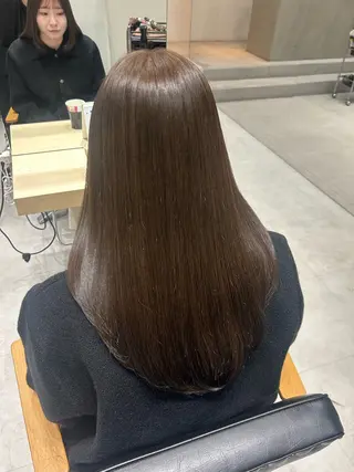 セミロング 青山 遥香のヘアスタイル