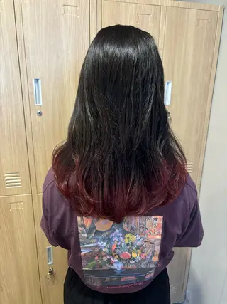 セミロング LOREN＋透明感 オリーブhirokoのヘアスタイル