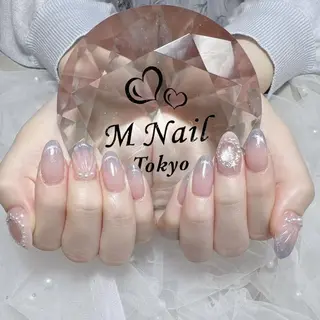 ネイル M✨ワンホン風ネイル パラジェル取扱🦋リのネイルデザイン