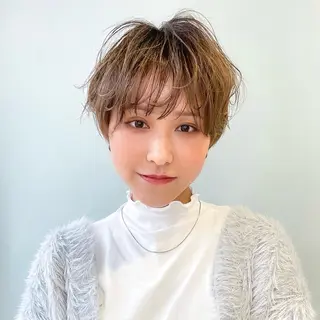 ショート カラー ʜᴀʀᴜᴋᴀ♱メンズ ウルフ/ブリーチのヘアスタイル