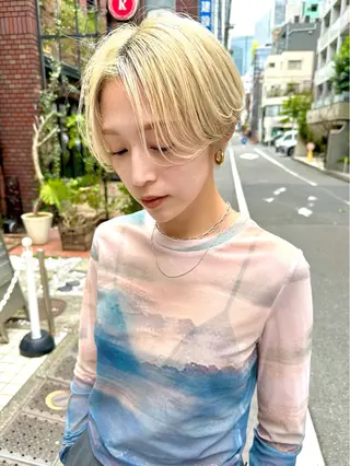 ショート 骨格診断で絶対可愛い ✨丸みショート✨凌弥のヘアスタイル