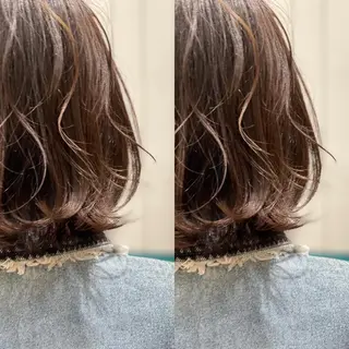 ミディアム カラー Snaly カラー特化ページのヘアスタイル