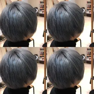 ショート カラー メンズ 大久保 隆蔵のヘアスタイル